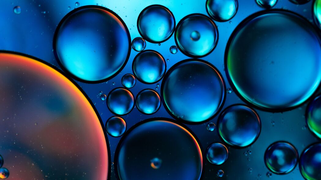 气泡 油 液体 宏观 4k壁纸 3840x2160
