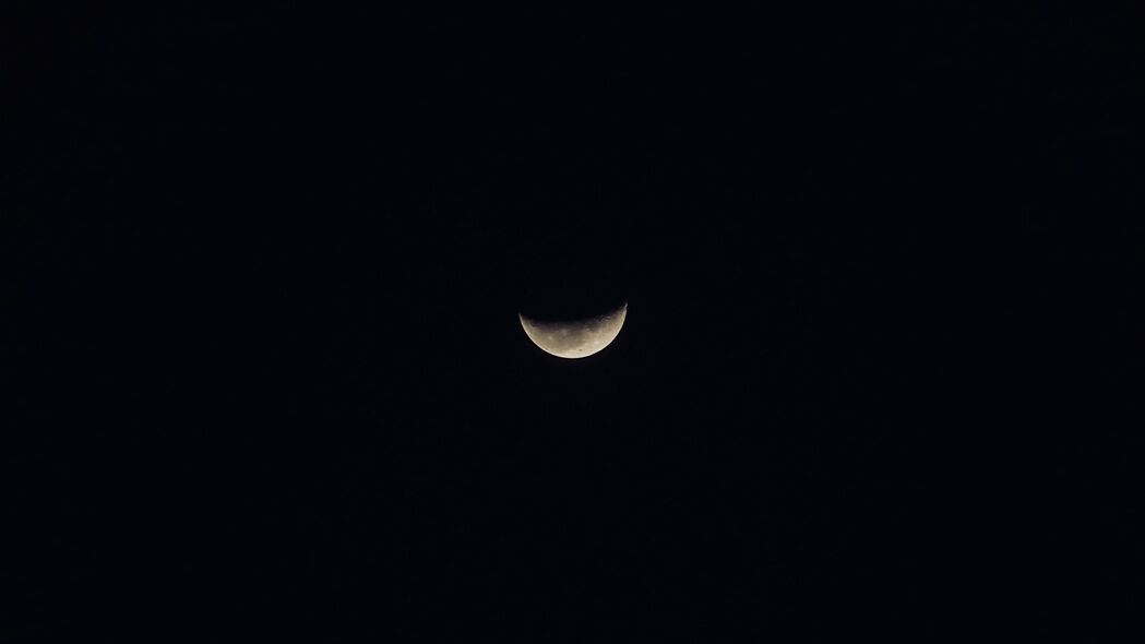 月亮 夜晚 黑暗 深色 4k壁纸 3840x2160