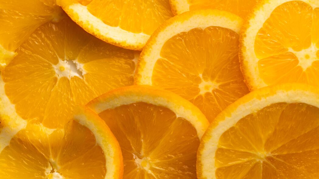 橙色 切片 水果 柑橘 宏观 4k壁纸 3840x2160