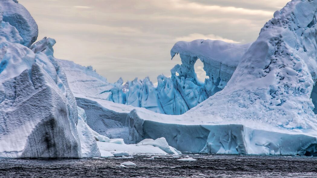 冰山 冰川 冰 南极 4k壁纸 3840x2160