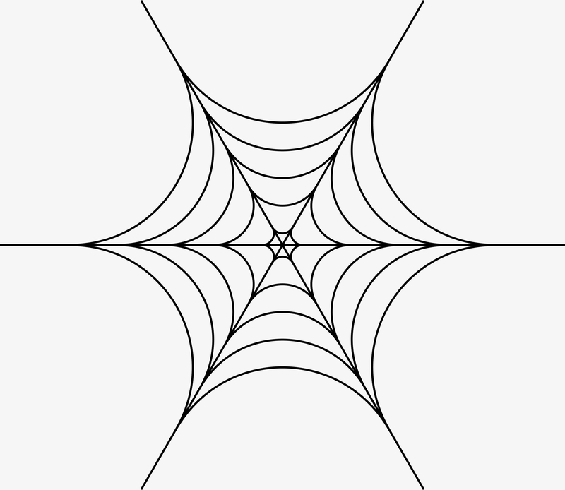 蜘蛛网线条元素