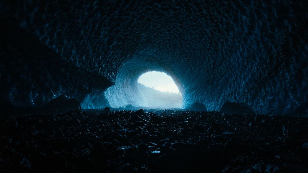 洞穴 光 隧道 石头 4k壁纸 3840x2160