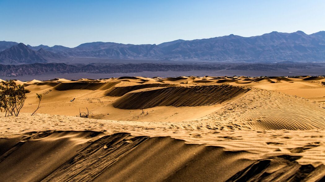 沙漠 沙子 岩石 山脉 4k壁纸 3840x2160