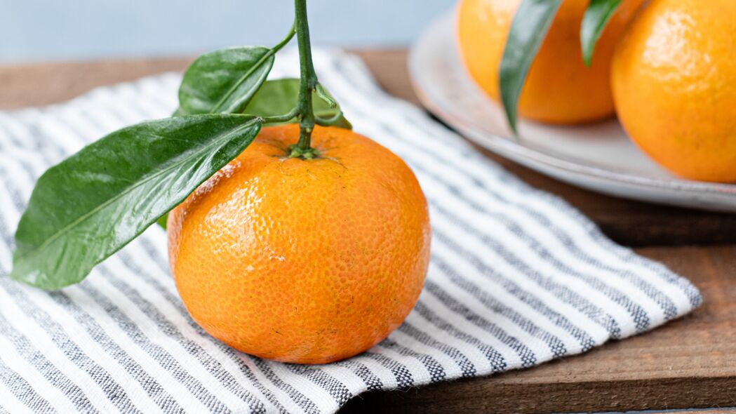 橘子 水果 柑橘 橙色 4k壁纸 3840x2160