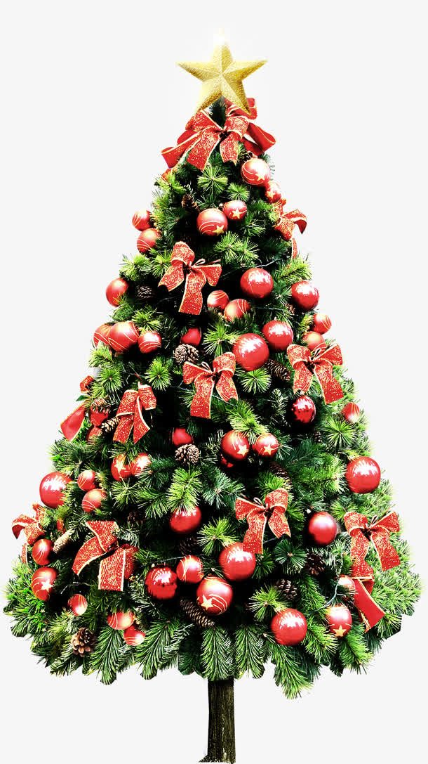 圣诞树装饰星星节日