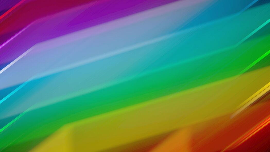 彩虹 条纹 线条 彩色 4k壁纸 3840x2160