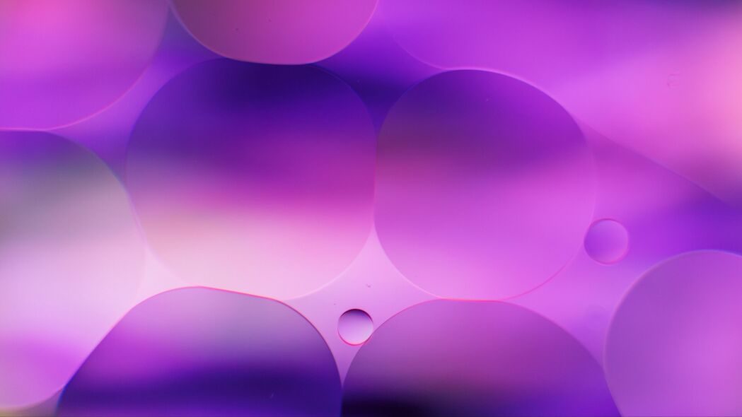 气泡 水 紫色 渐变 4k壁纸 3840x2160