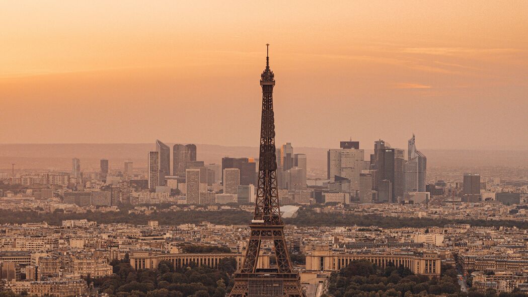 埃菲尔铁塔 建筑 建筑 城市 法国 4k壁纸 3840x2160