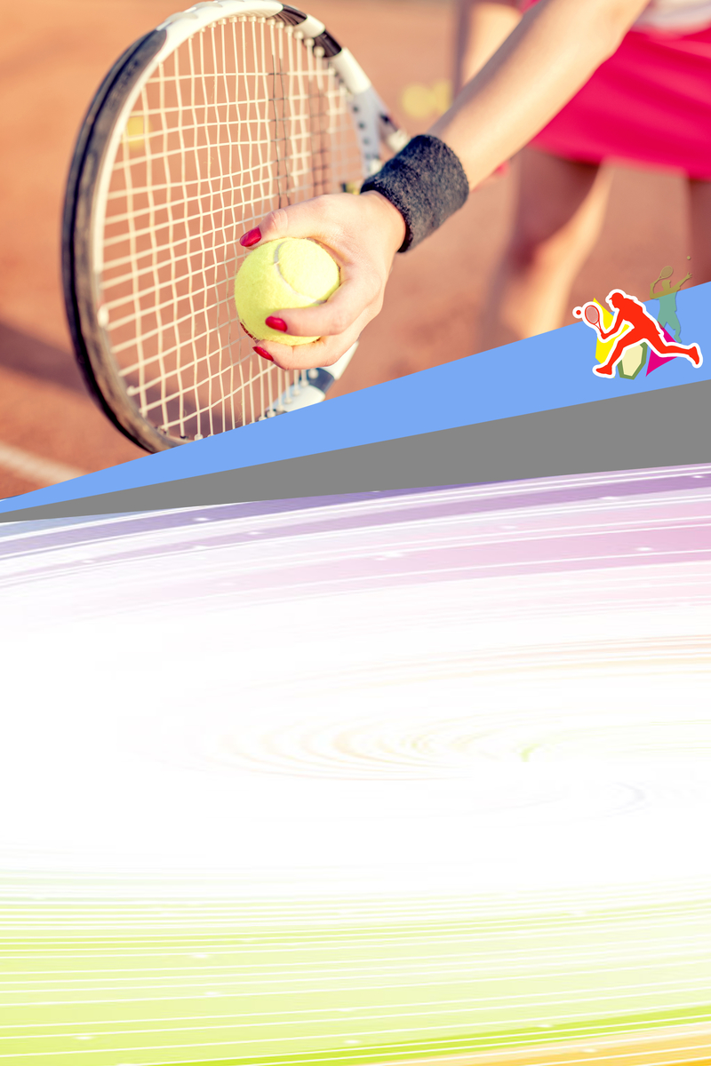网球社招新宣传海报背景素材
