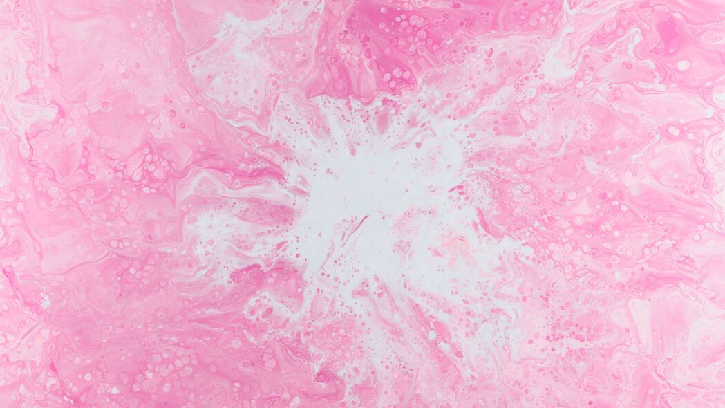 油漆 液体 斑点 流体艺术 污渍 粉红色 抽象 4k壁纸 3840x2160