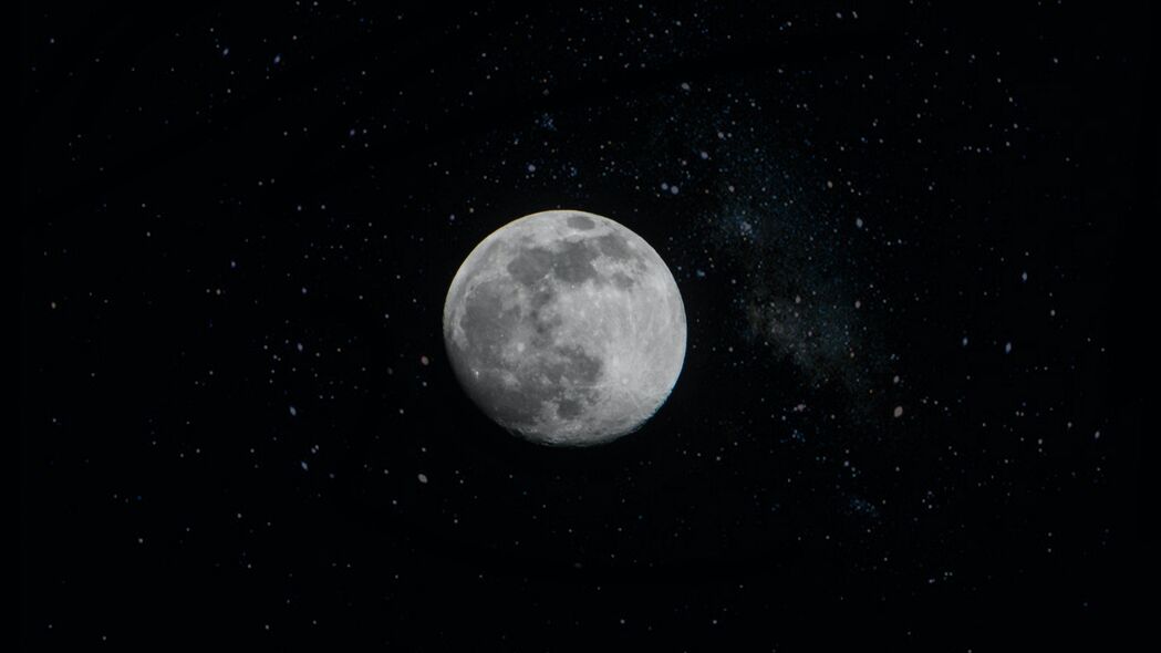 月亮 星星 星空 夜晚 太空 4k壁纸 3840x2160