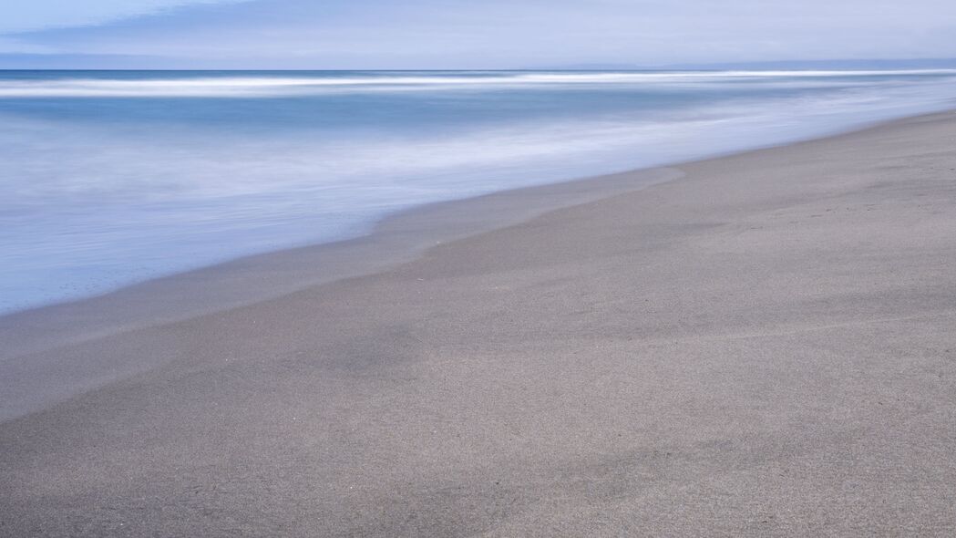 海滩 地平线 沙滩 海岸 海洋 4k壁纸 3840x2160