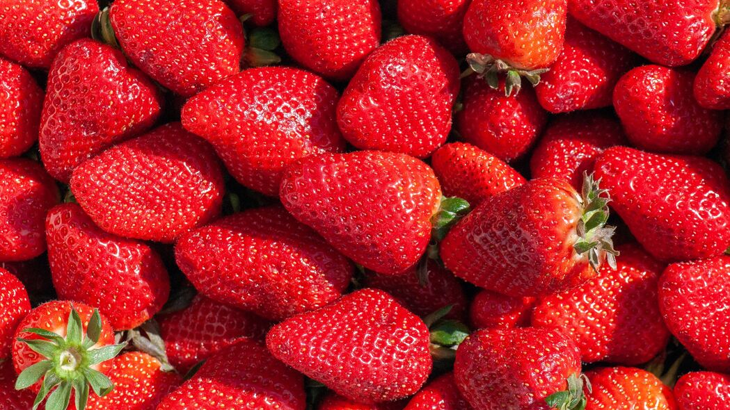 草莓 浆果 红色 水果 4k壁纸 3840x2160