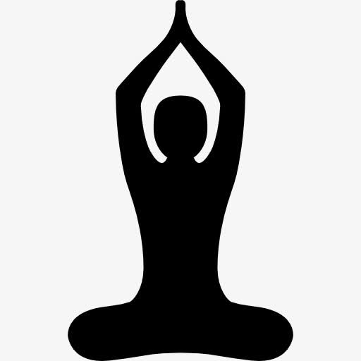 佛教瑜伽姿势图标