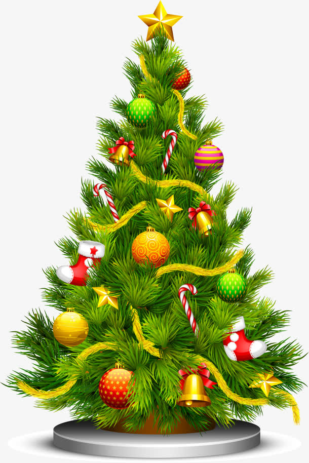 高清圣诞树装饰