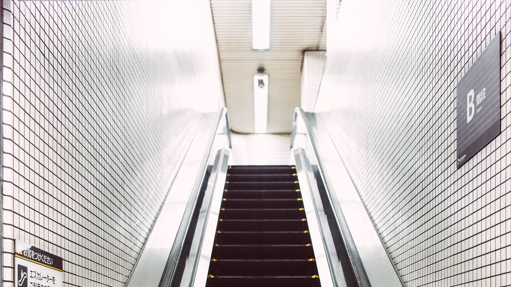 楼梯 自动扶梯 台阶 地铁 4k壁纸 3840x2160