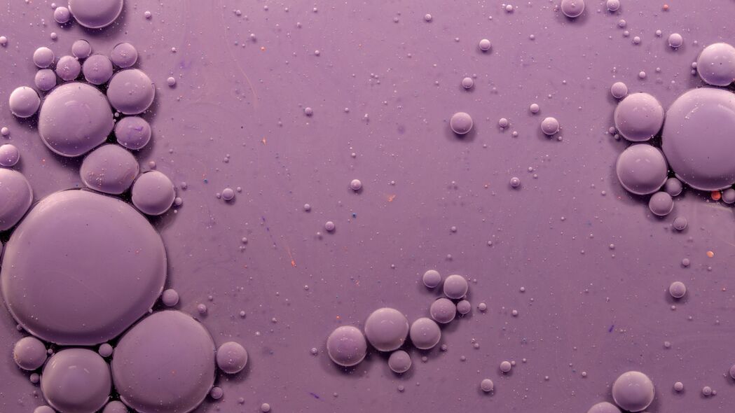 气泡 墨水 紫色 4k壁纸 3840x2160