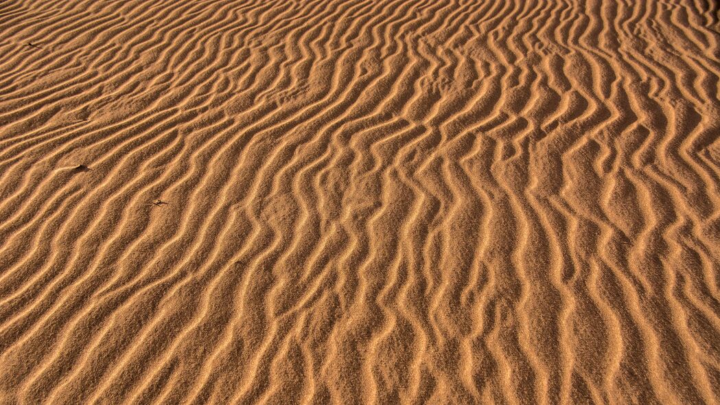 沙子 痕迹 波浪 纹理 4k壁纸 3840x2160