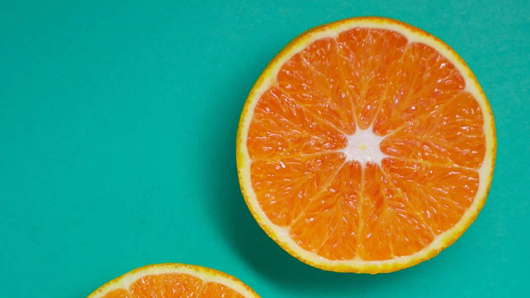 橙色 切片 柑橘 水果 4k壁纸 3840x2160