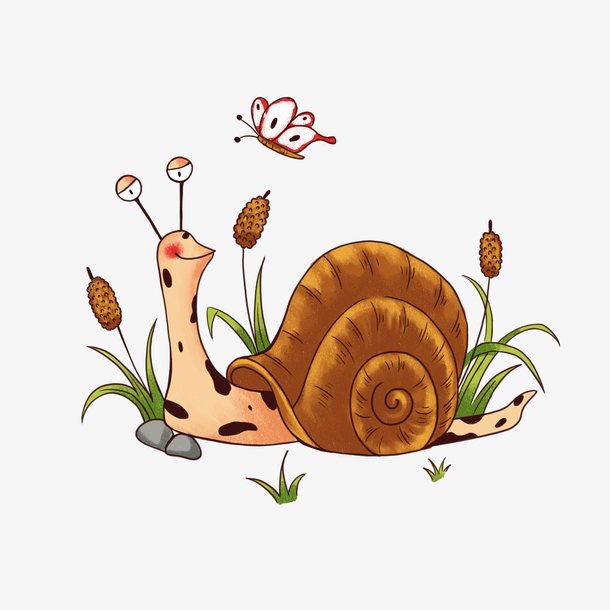 高清可爱的小蜗牛