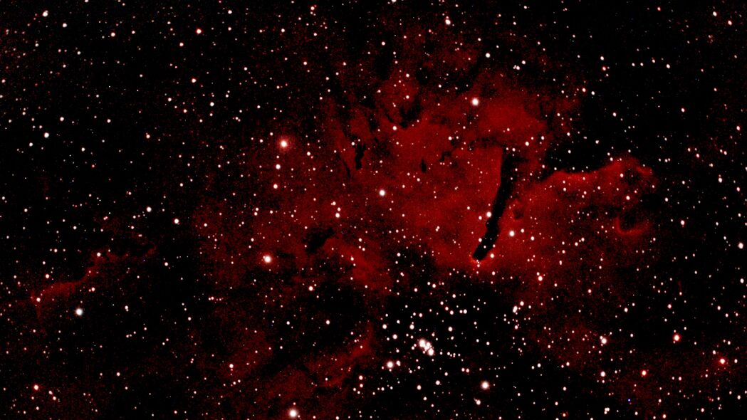 星云 恒星 辉光 空间 红色 4k壁纸 3840x2160