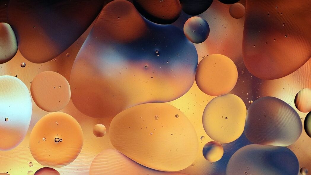 气泡 形状 水 梯度 抽象 4k壁纸 3840x2160