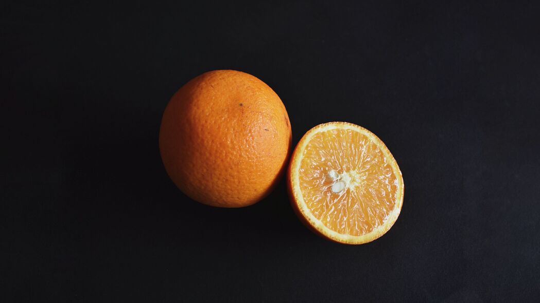 橙色 水果 柑橘 切片 4k壁纸 3840x2160