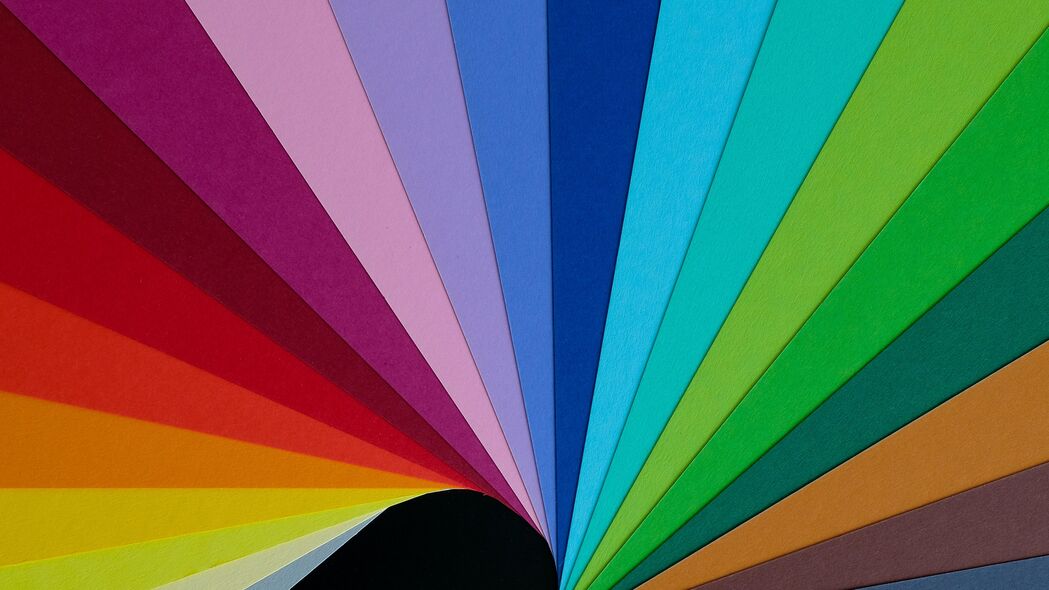 纸张 彩虹 彩色 4k壁纸 3840x2160