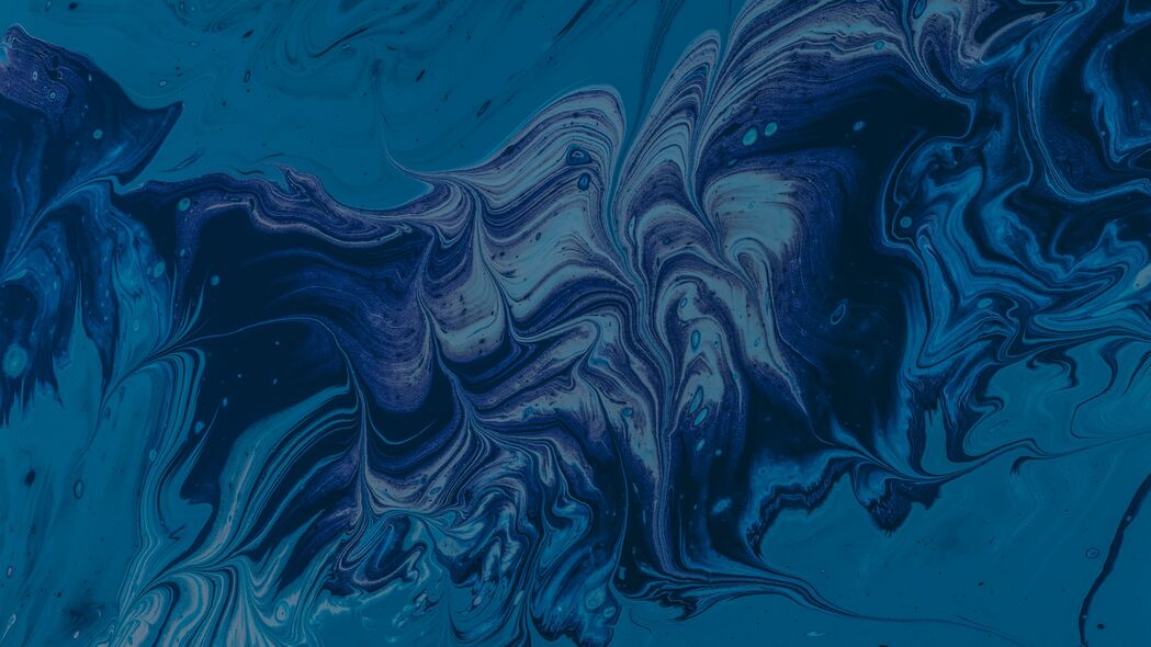油漆 液体 污渍 蓝色 4k壁纸 3840x2160