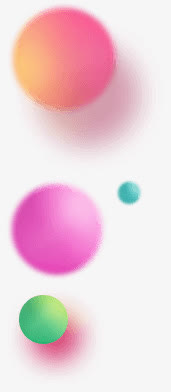 紫色飞舞圆球
