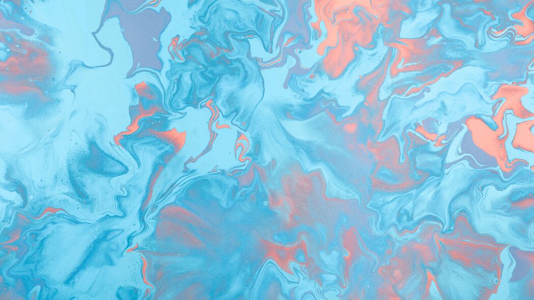 污渍 液体 抽象 蓝色 粉红色 4k壁纸 3840x2160