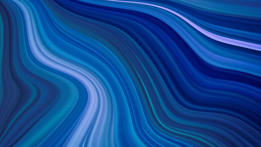 波浪 波浪 蓝色 抽象 4k壁纸 3840x2160