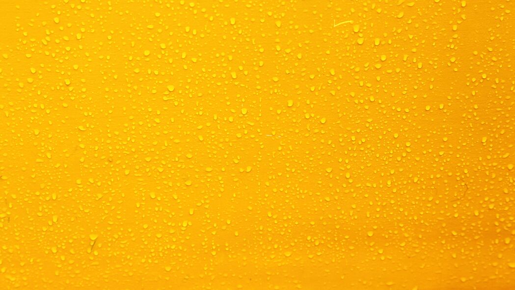 黄色 水滴 背景 4k壁纸 3840x2160