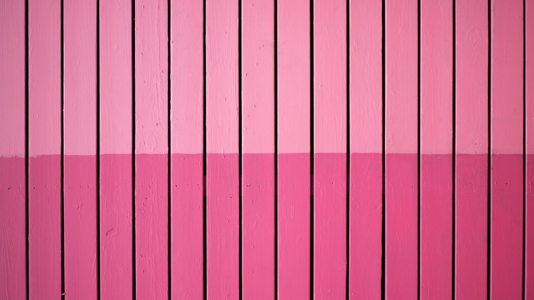 围栏 木制 粉红色 4k壁纸 3840x2160