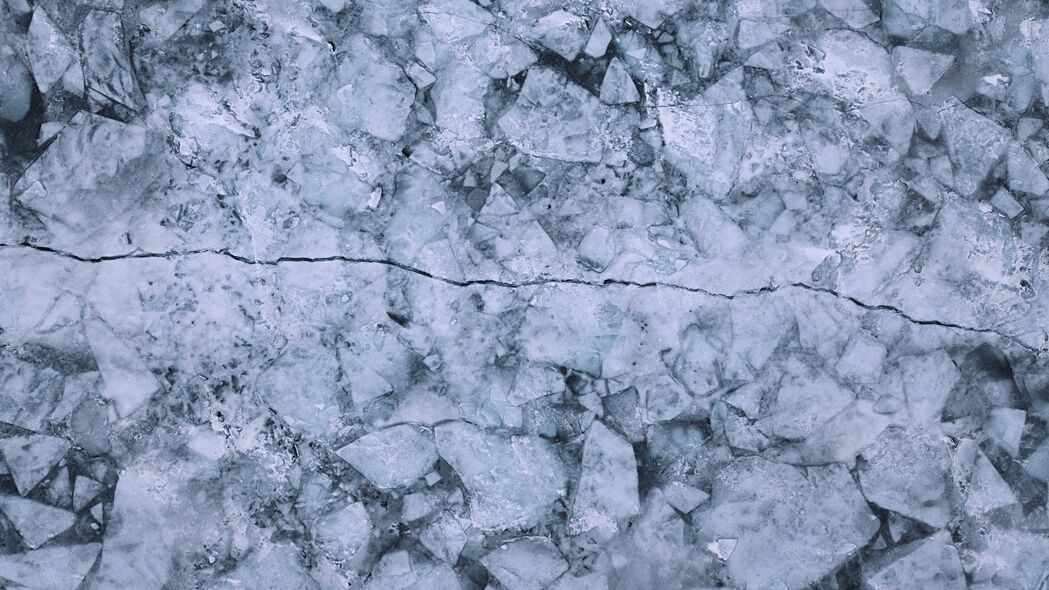 冰 冻结 裂缝 碎片 4k壁纸 3840x2160