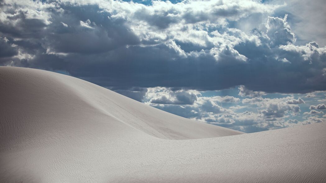沙子 沙漠 天空 云 4k壁纸 3840x2160