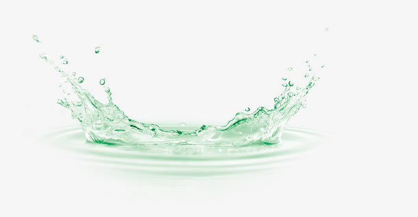 绿色水波