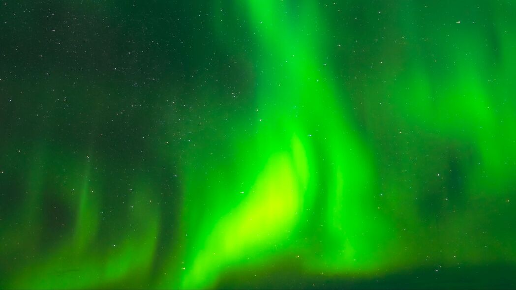 北极光 光 绿色 天空 夜间 4k壁纸 3840x2160