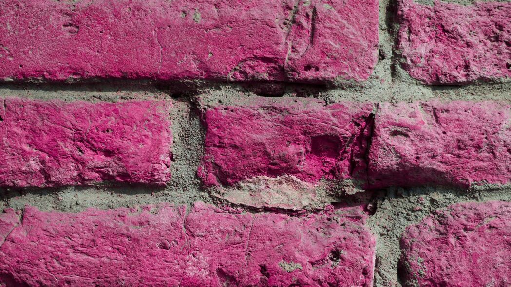 墙 砖 纹理 粉红色 4k壁纸 3840x2160