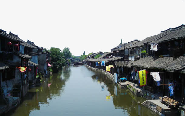 浙江乌镇美景PNG高清透明背景素材，风景摄影图片下载