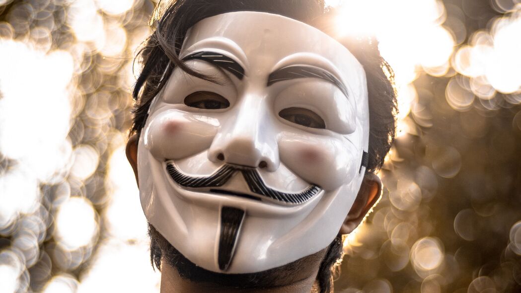匿名 面具 人脸 人物 4k壁纸 3840x2160