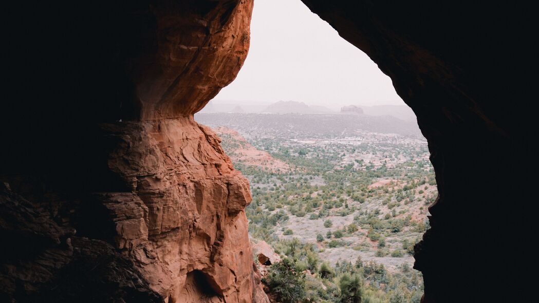 洞穴 岩石 山脉 沙漠 风景 4k壁纸 3840x2160