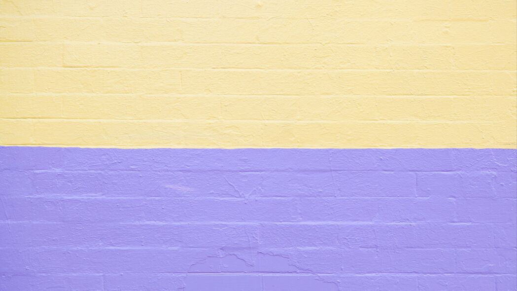 墙壁 油漆 纹理 黄色 紫色 4k壁纸 3840x2160