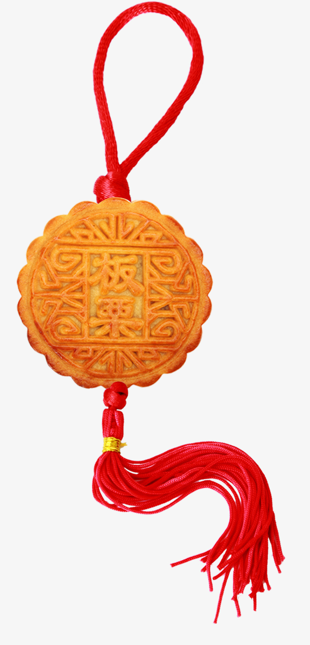 中秋节月饼中国结