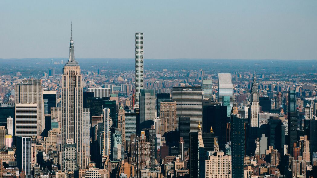 城市 建筑 鸟瞰图 大都市 建筑 纽约 4k壁纸 3840x2160