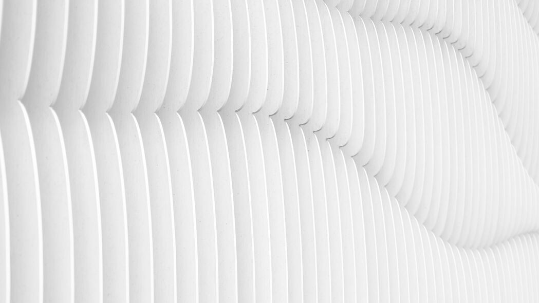 纹理 白色 波浪形 建筑 极简主义 4k壁纸 3840x2160