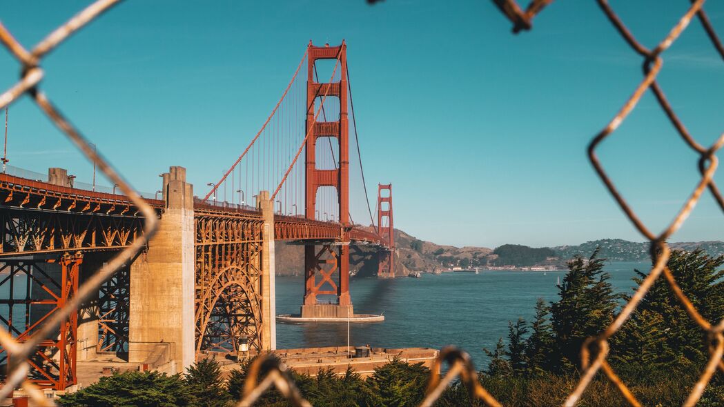 大桥 建筑 海岸 旧金山 美国 4k壁纸 3840x2160