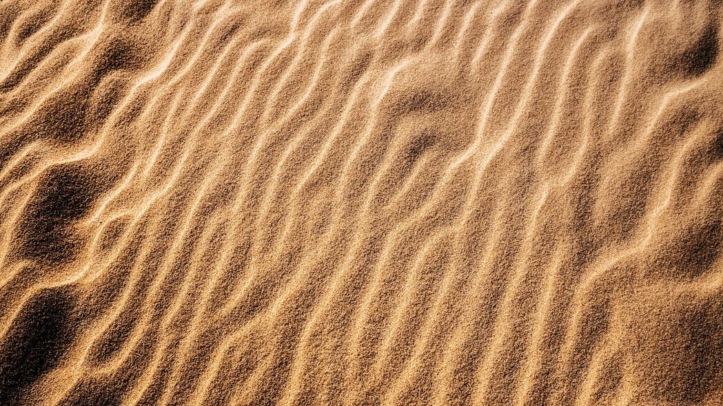 沙子 波浪 纹理 沙漠 4k壁纸 3840x2160