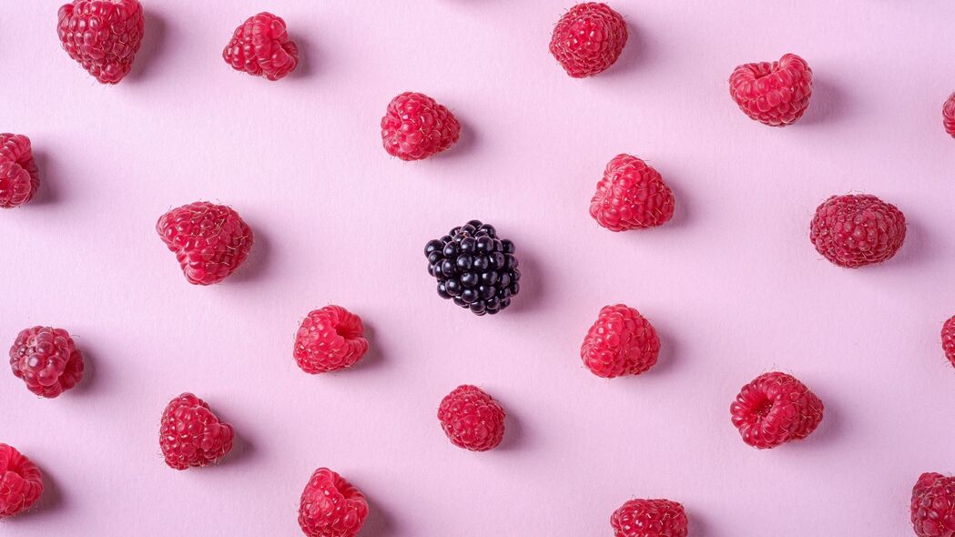 树莓 黑莓 浆果 成熟 新鲜的 4k壁纸 3840x2160