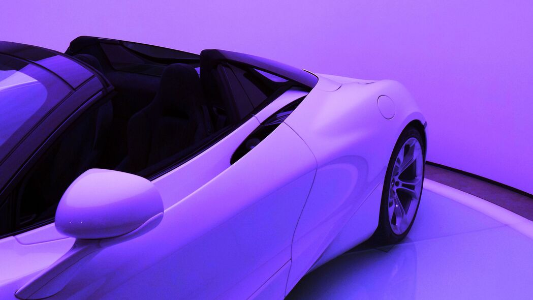 汽车 敞篷车 跑车 超级跑车 紫色 4k壁纸 3840x2160